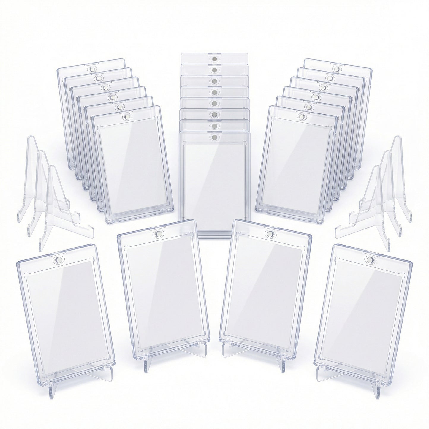Magnetischer Kartenhalter 35PT – Transparente Premium Kartenhülle mit UV-Schutz – Für Sammel- & Trading Cards