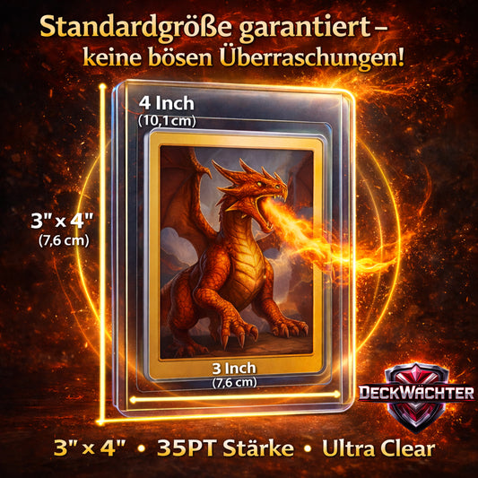 20 Einheiten Toploader Karton Mega Paket 2000 Toploader + 2000 Penny Sleeves