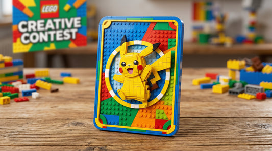LEGO Ideas Pokemon TCG Challenge - Pikachu LEGO Karte