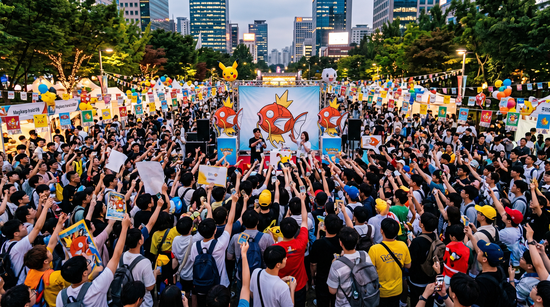 Pokémon Mega Festa in Seoul abgebrochen: Über 40.000 Fans sorgen für Chaos wegen exklusiver Magikarp-Promo