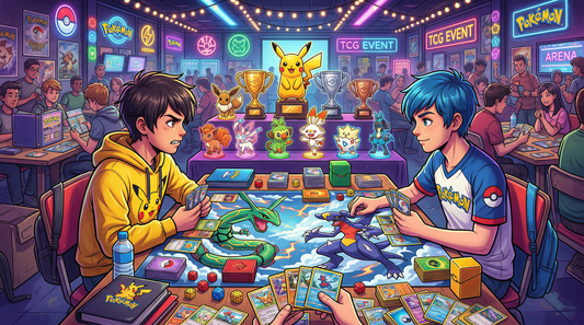 Play Pokemon Liga 2026 Battle Boxen Preise Acryl Aufsteller Playmat