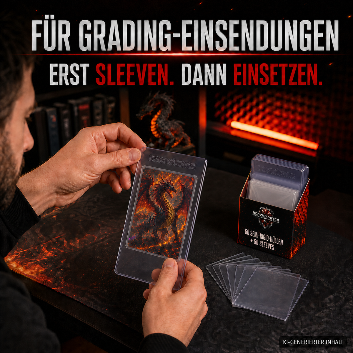 Semi-Rigid Holder – 50 Card Saver + 50 Penny Sleeves