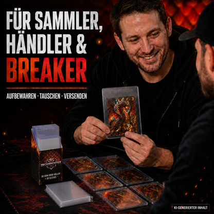 Semi-Rigid Holder – 50 Card Saver + 50 Penny Sleeves