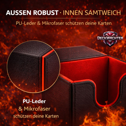 Deck Box – Premium Kartenbox für 160+ Karten – Magnetverschluss & Samt-Innenfutter