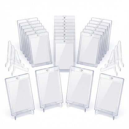 Magnetischer Kartenhalter 35PT – Transparente Premium Kartenhülle mit UV-Schutz – Für Sammel- & Trading Cards
