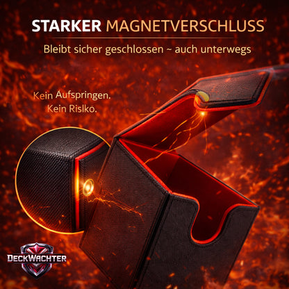 Deck Box – Premium Kartenbox für 160+ Karten – Magnetverschluss & Samt-Innenfutter