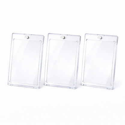 Magnetischer Kartenhalter 35PT – Transparente Premium Kartenhülle mit UV-Schutz – Für Sammel- & Trading Cards