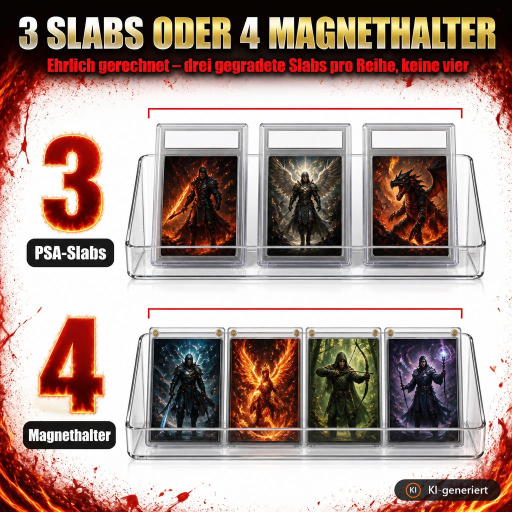 3 PSA Slabs oder 4 Magnethalter pro Etage