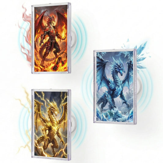 DeckWächter WächterWall™ – Magnetische Snap Case Wandhalterung für TCG Sammelkarten – Kein Bohren – Flexibel & Erweiterbar