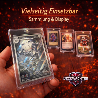 Magnetischer Kartenhalter 35PT – Transparente Premium Kartenhülle mit UV-Schutz – Für Sammel- & Trading Cards