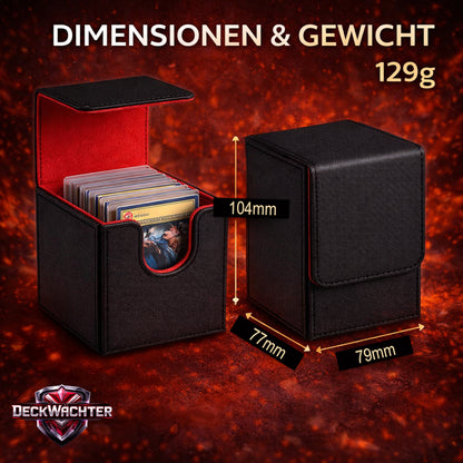 Deck Box – Premium Kartenbox für 160+ Karten – Magnetverschluss & Samt-Innenfutter