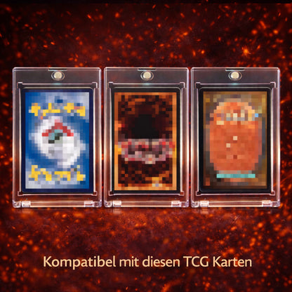 Magnetischer Kartenhalter 35PT – Transparente Premium Kartenhülle mit UV-Schutz – Für Sammel- & Trading Cards