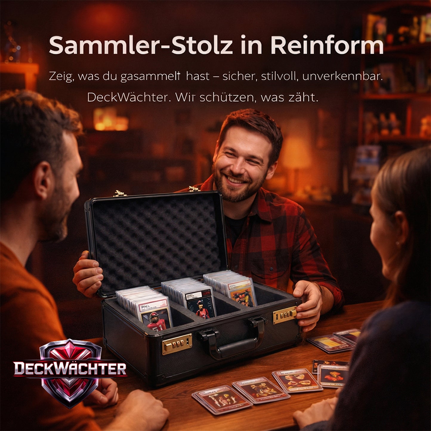 Karten-Koffer Aluminium PSA BGS DeckWächter