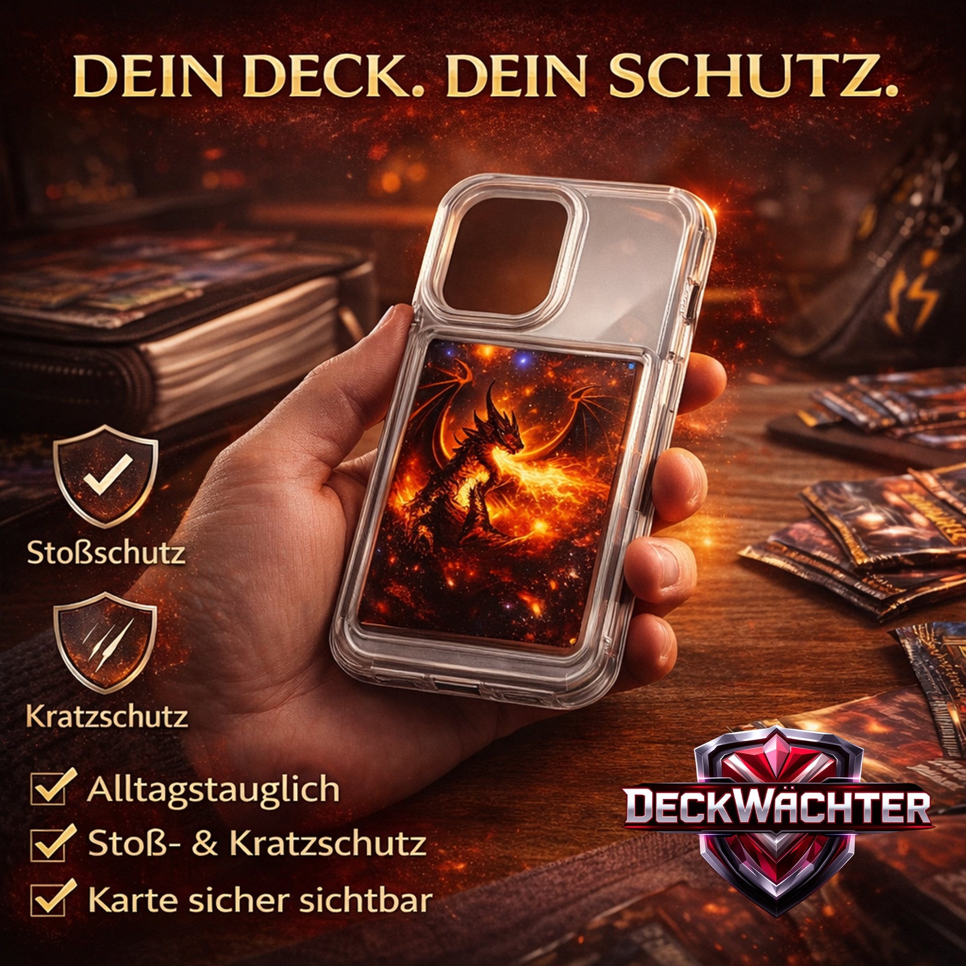 TCG Handyhülle Pokémon Karten DeckWächter