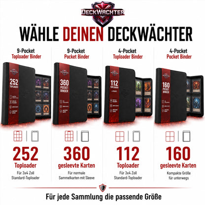 DeckWächter Kartenbinder mit 4- und 9-Pocket Varianten
