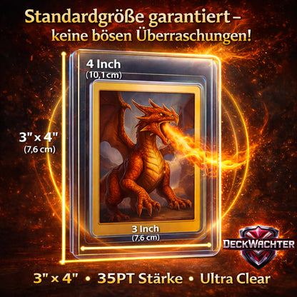 20 Einheiten Toploader Karton Mega Paket 2000 Toploader + 2000 Penny Sleeves