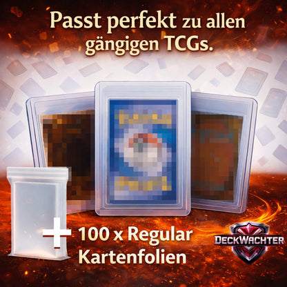 20 Einheiten Toploader Karton Mega Paket 2000 Toploader + 2000 Penny Sleeves