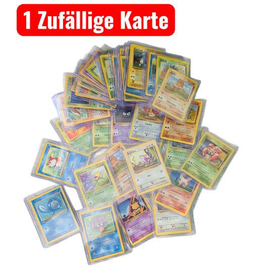 Zufällige Pokémon-Karte – Base Set / Jungle (1x Single) | gebraucht | inkl. Sleeve & Toploader