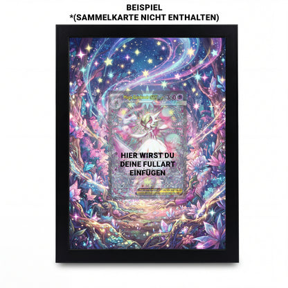 Individuelles Karten-Frame-Insert (20 × 15 cm) Künstlerische Hintergrund-Erweiterung für Full-Art-Sammelkarten | FIRST EDITION DEAL – NUR DIE ERSTEN SAMMLER SPAREN