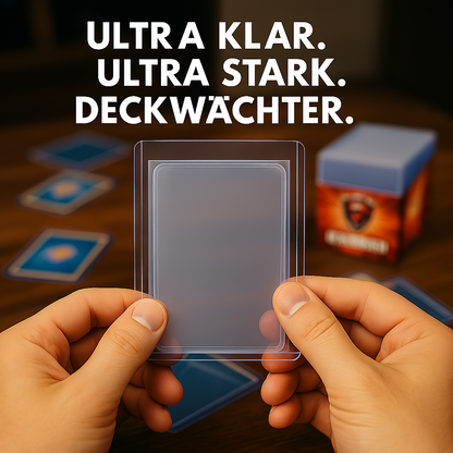 Toploader Sleeves Set 3"x4" für TCG Sammelkarten 200 im Set