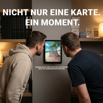 Individuelles Karten-Frame-Insert (20 × 15 cm) Künstlerische Hintergrund-Erweiterung für Full-Art-Sammelkarten | FIRST EDITION DEAL – NUR DIE ERSTEN SAMMLER SPAREN