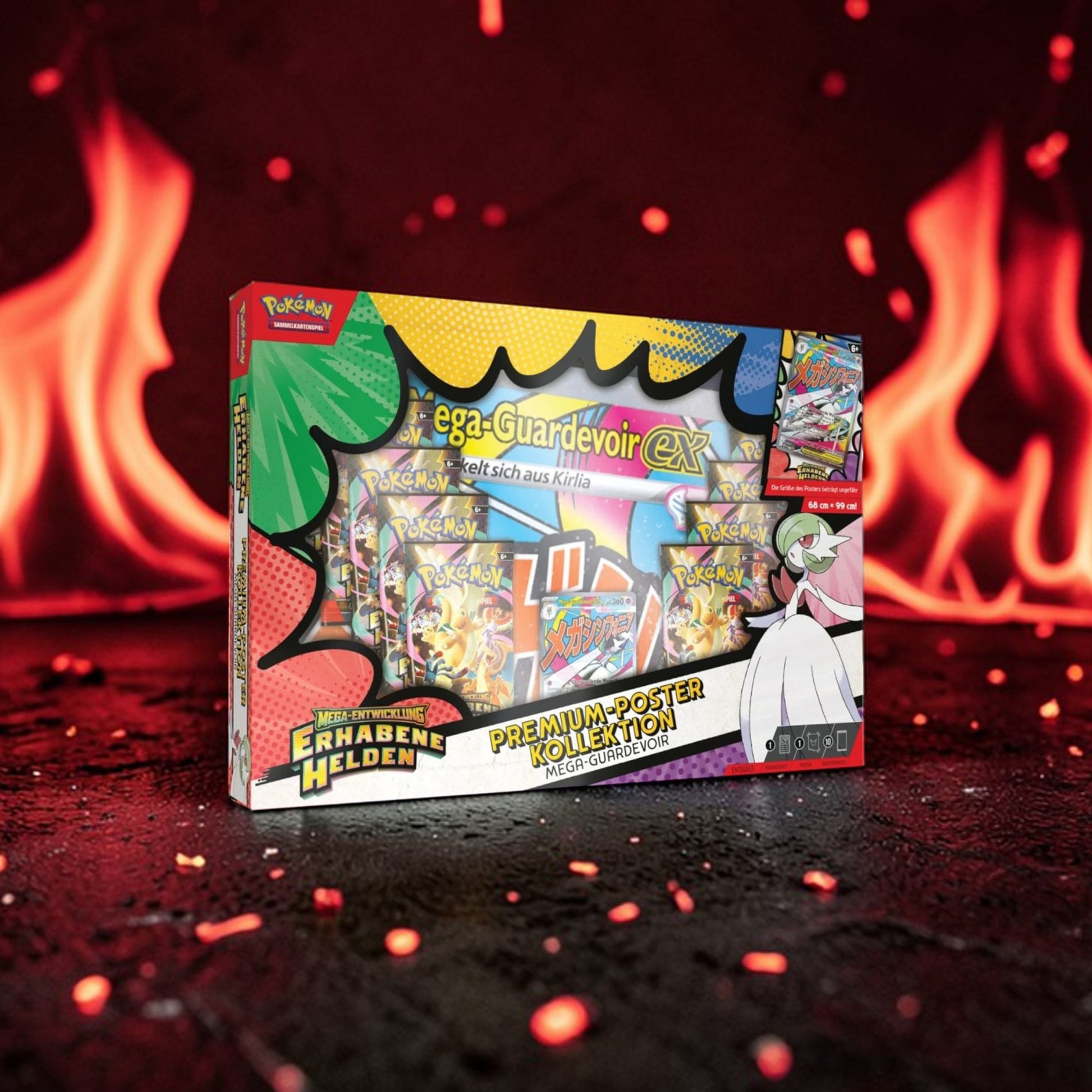 Pokémon Mega-Entwicklung Erhabene Helden Premium-Poster Kollektion Mega-Guardevoir-ex Deutsch
