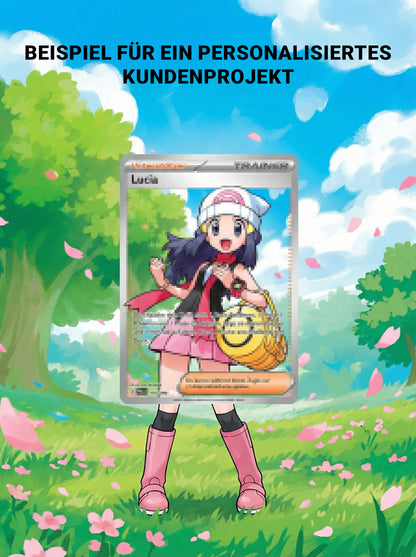 Individuelles Karten-Frame-Insert (20 × 15 cm) Künstlerische Hintergrund-Erweiterung für Full-Art-Sammelkarten | FIRST EDITION DEAL – NUR DIE ERSTEN SAMMLER SPAREN