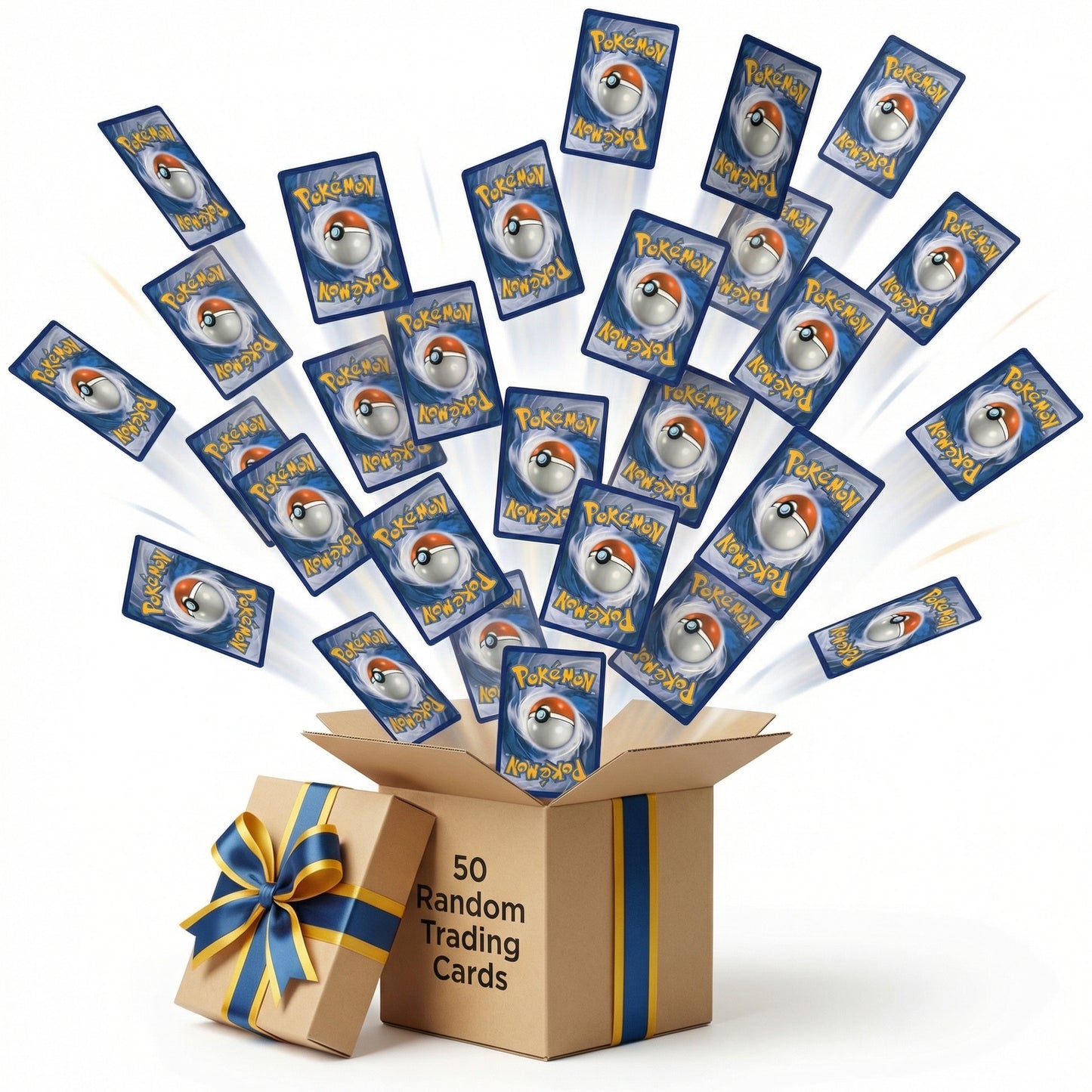 Pokémon Karten Set – 50 Karten mit Holo & Reverse Highlights