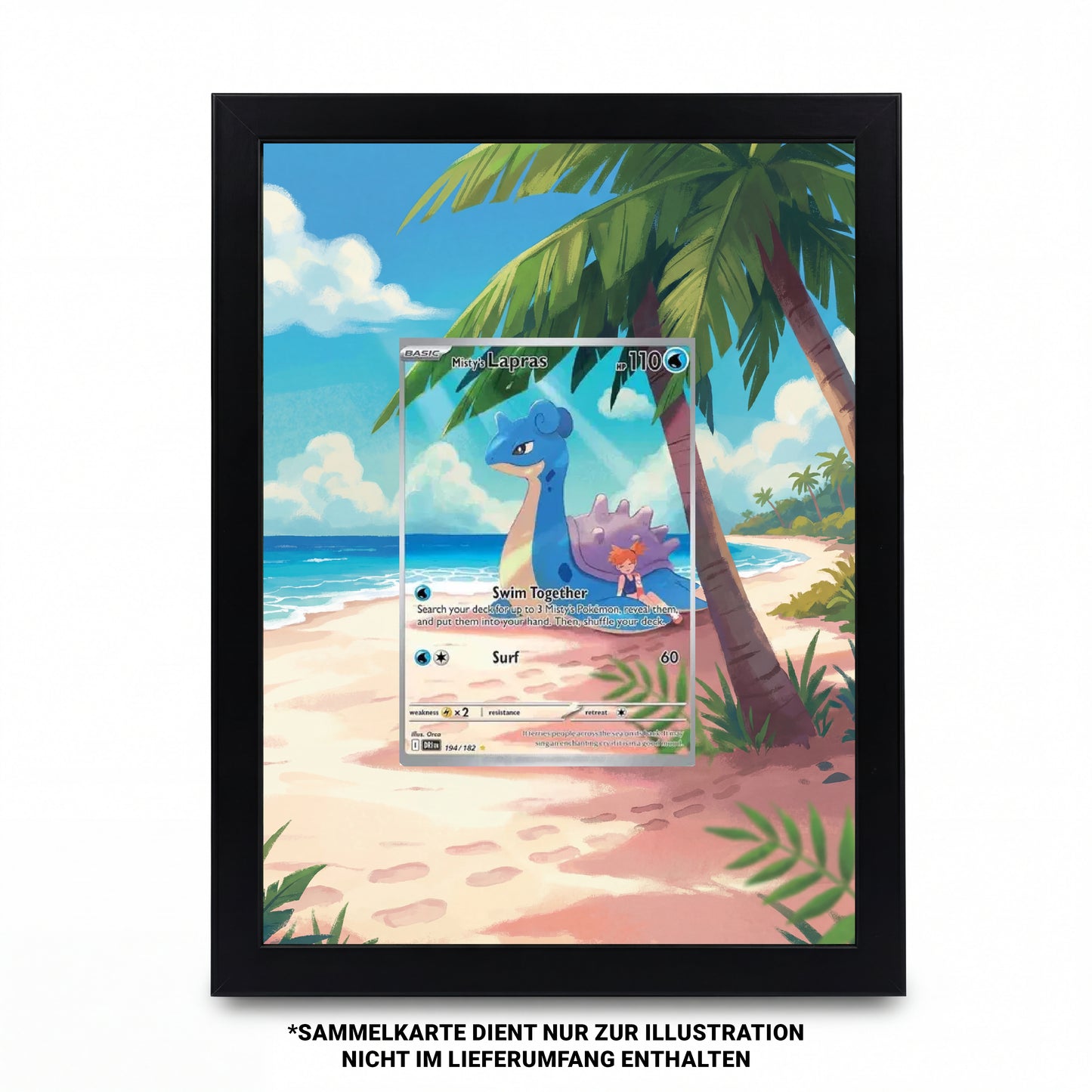 Individuelles Karten-Frame-Insert (20 × 15 cm) Künstlerische Hintergrund-Erweiterung für Full-Art-Sammelkarten | FIRST EDITION DEAL – NUR DIE ERSTEN SAMMLER SPAREN