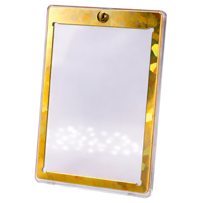 Magnetkartenhalter – Hologramm-Rahmen Gold oder Silber | UV-Schutz | Premium Display & Schutz | Kompatibel mit Pokémon, Magic & Yu-Gi-Oh! Karten