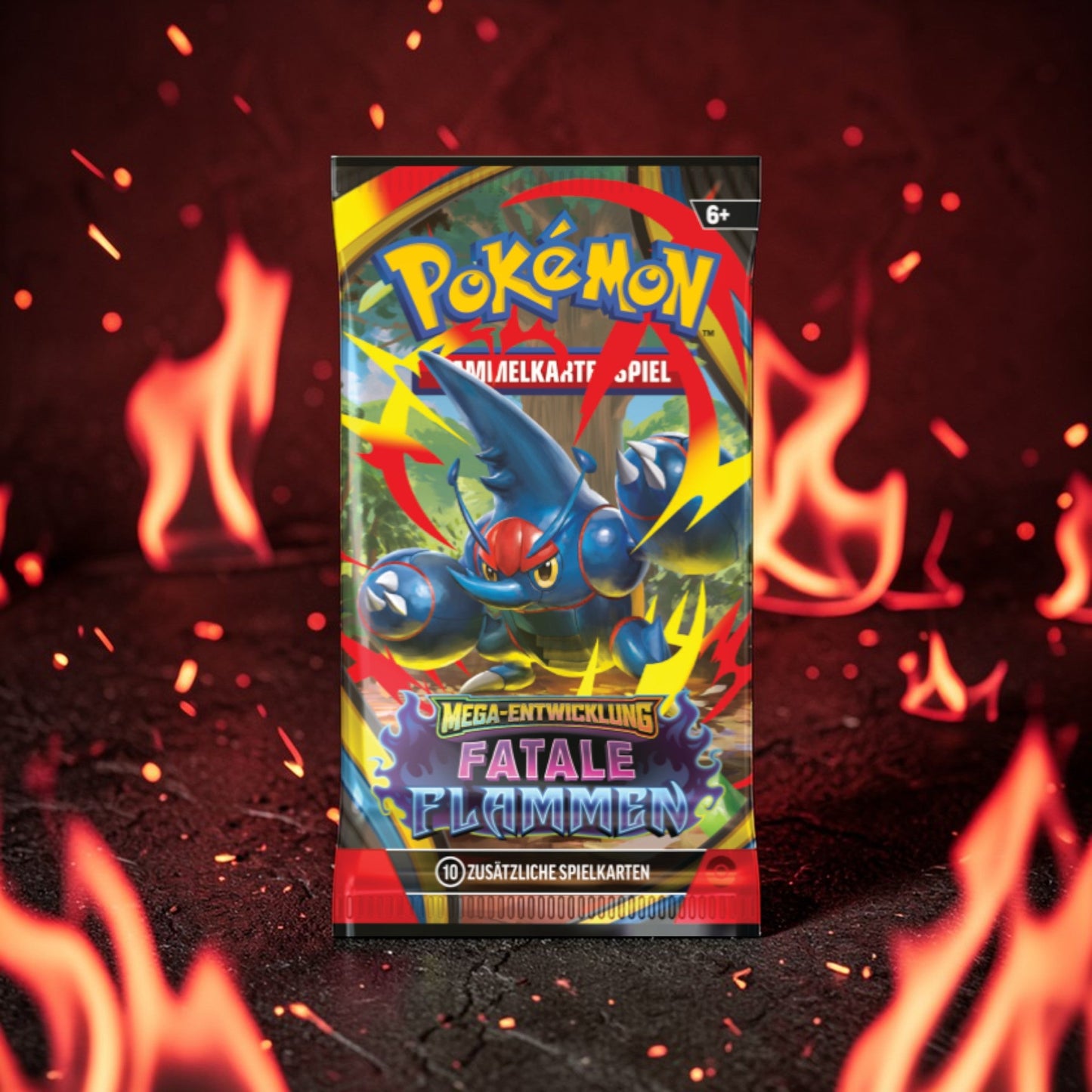 Pokémon KP Mega-Entwicklung – Fatale Flammen Booster (Deutsch)