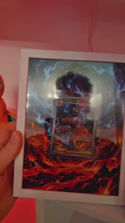 Individuelles Karten-Frame-Insert (20 × 15 cm) Künstlerische Hintergrund-Erweiterung für Full-Art-Sammelkarten | FIRST EDITION DEAL – NUR DIE ERSTEN SAMMLER SPAREN