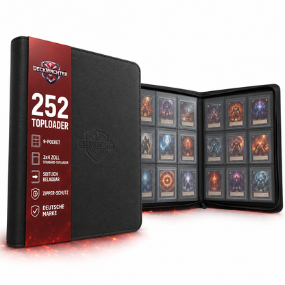 DeckWächter 9-Pocket Toploader Binder für 252 Toploader